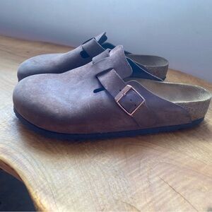 Brown Birkenstock Boston Clogs - 39 (9)